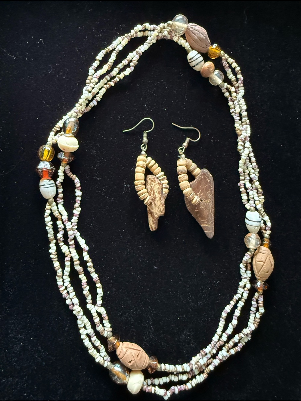 Hand Crafted Necklace & Earring Set